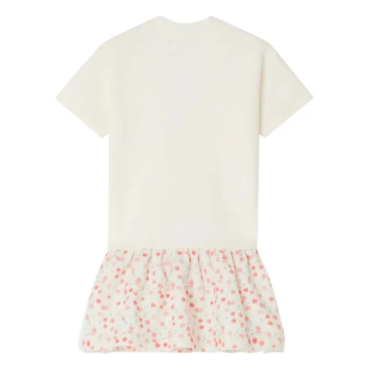 Robe Felice Cerises | Ecru- Image produit n°2