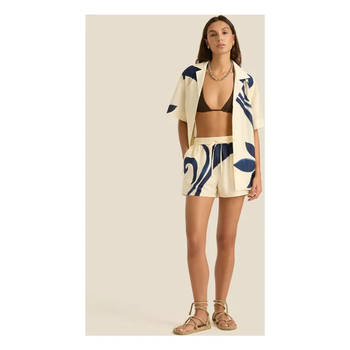 Short Dakota Soie | Ecru- Image produit n°1