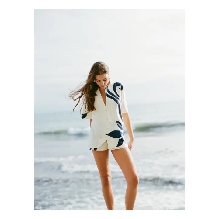 Short Dakota Soie | Ecru- Image produit n°3