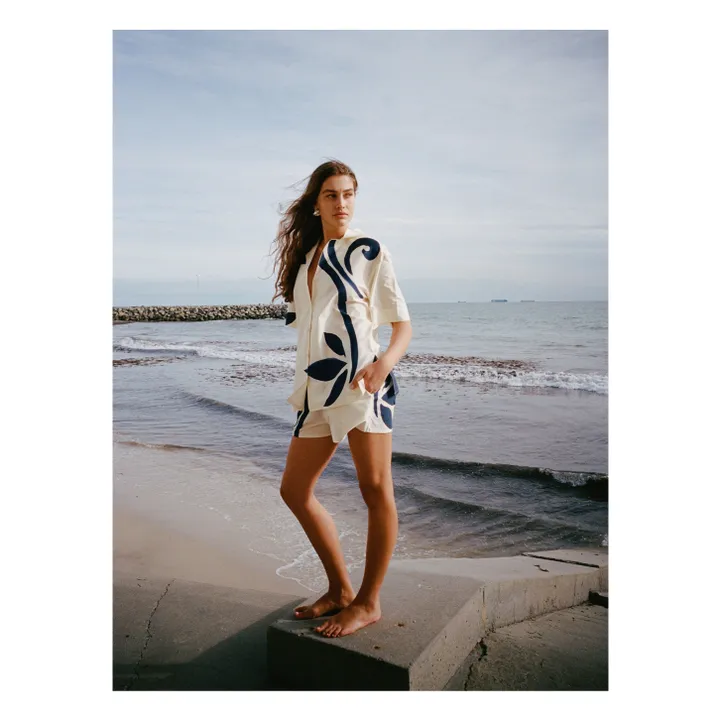 Short Dakota Soie | Ecru- Image produit n°8