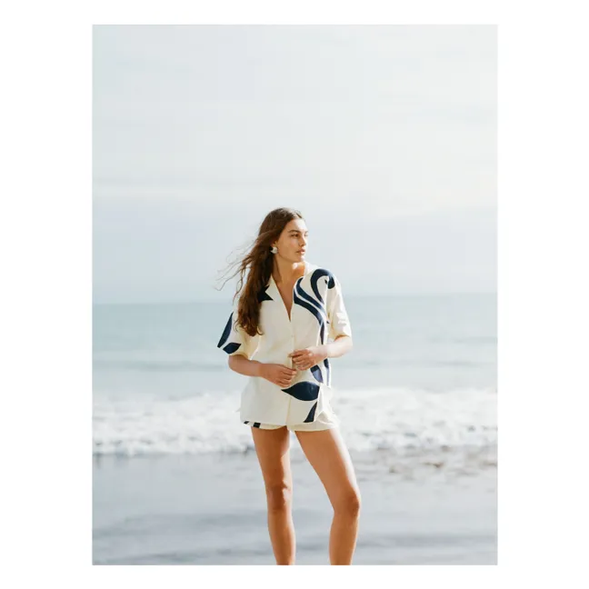 Margot silk shirt | Ecru