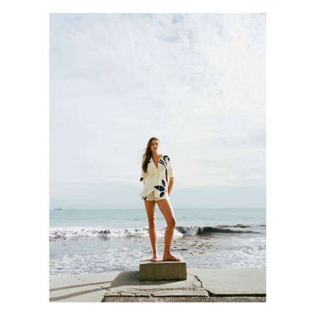 Margot silk shirt | Ecru