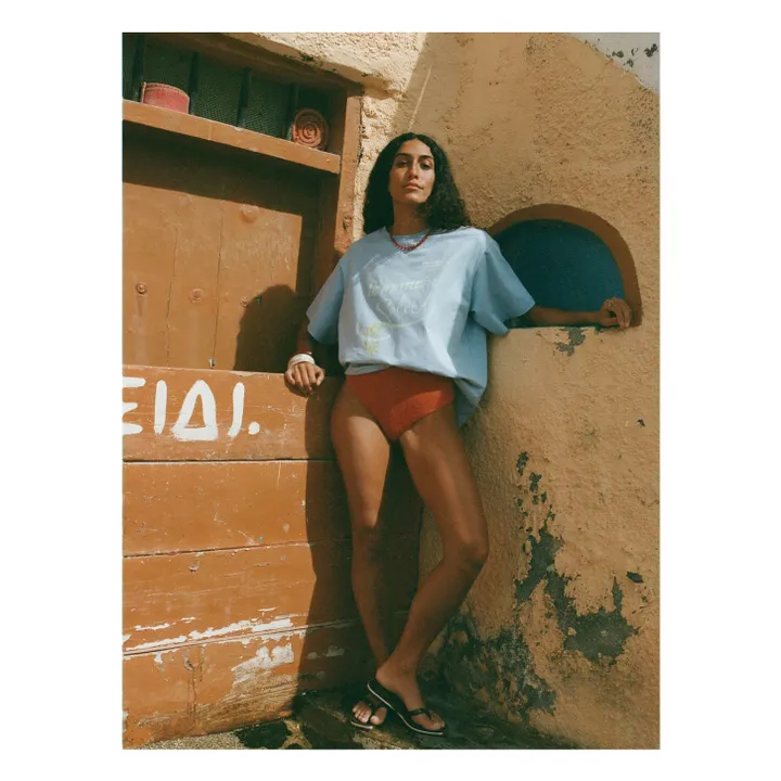 T-Shirt Le Marché | Bleu- Image produit n°4