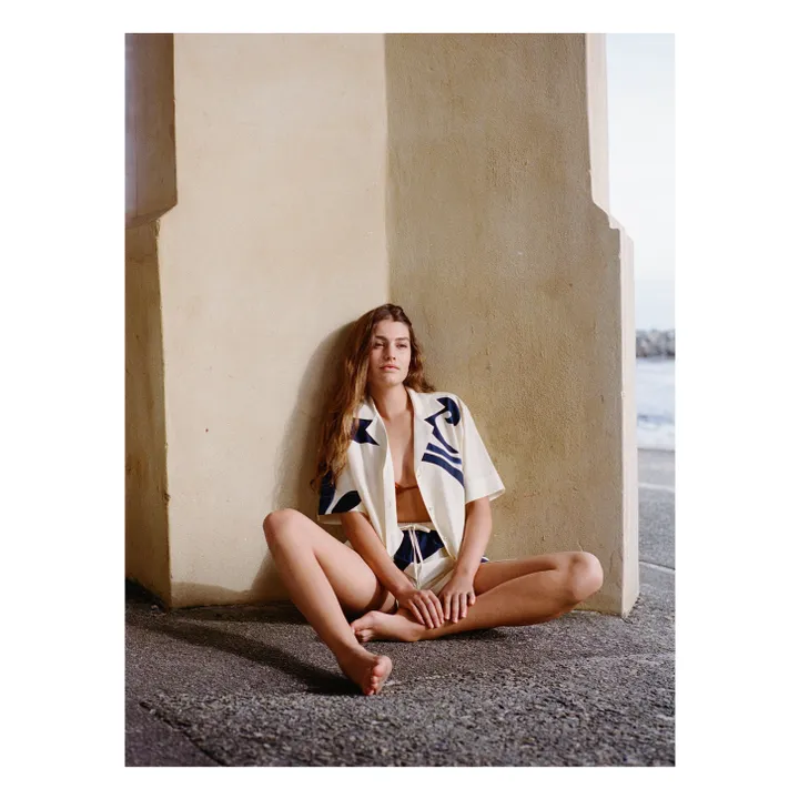 Short Dakota Soie | Ecru- Image produit n°6