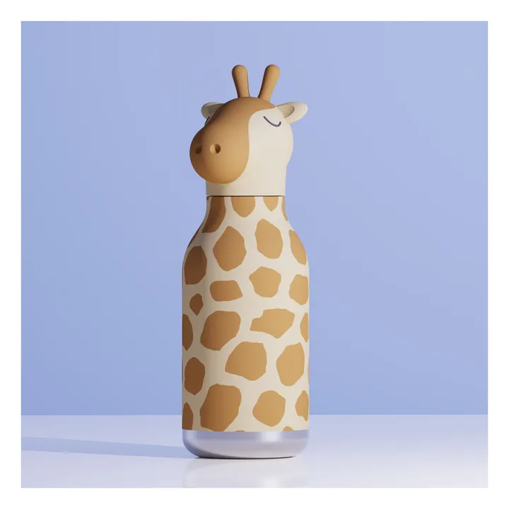 Gourde en inox Girafe | Orange- Image produit n°6
