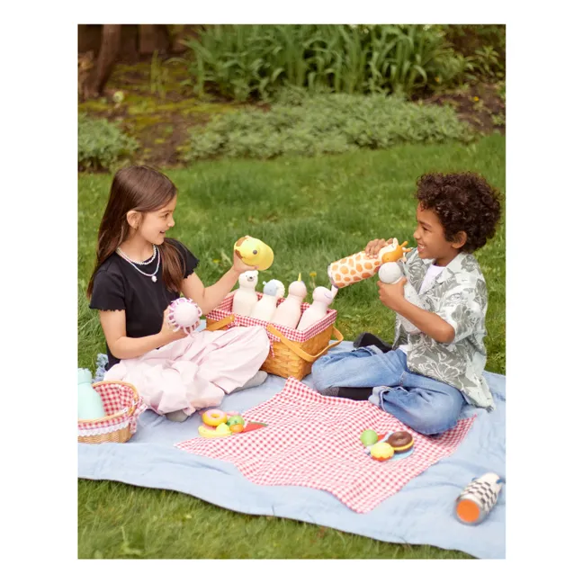 Gourde en inox Girafe | Orange