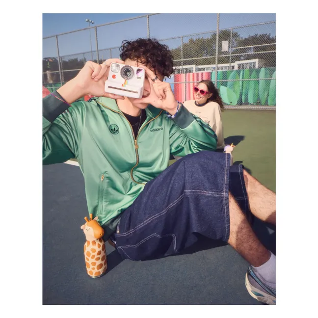 Gourde en inox Girafe | Orange