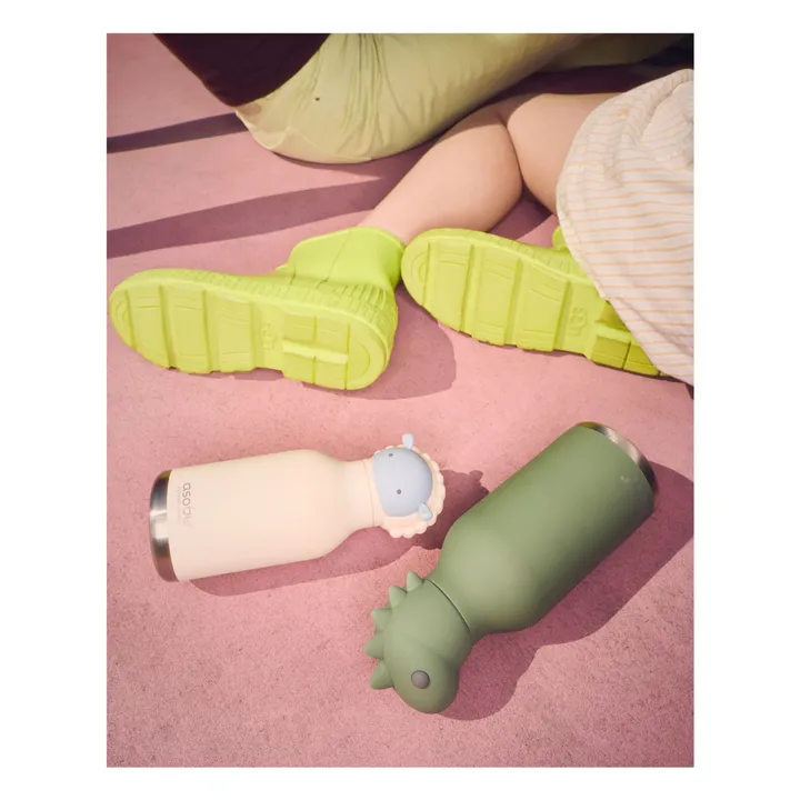 Dinosaur stainless steel water bottle | Green- Product image n°12
