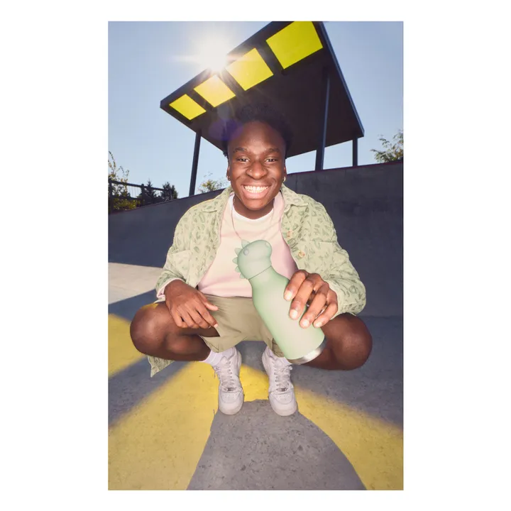 Dinosaur stainless steel water bottle | Green- Product image n°13