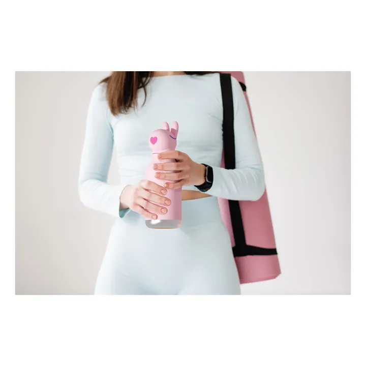 Gourde en inox Lapin | Rose pâle- Image produit n°8