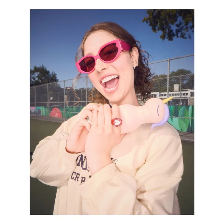 Unicorn stainless steel water bottle | Pale Pink- Product image n°1