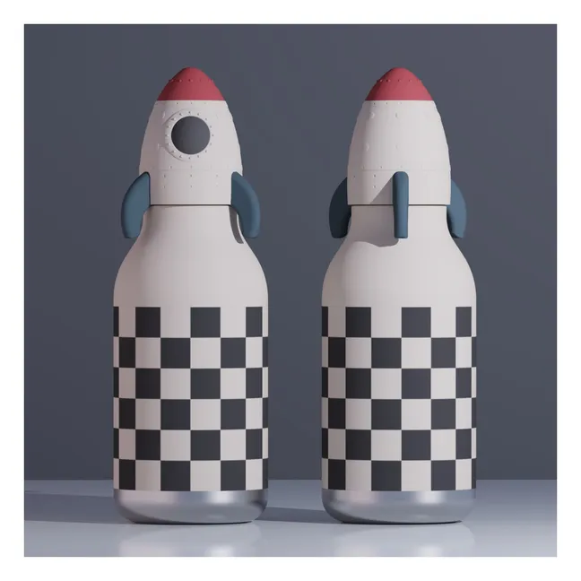 Gourde en inox Fusée