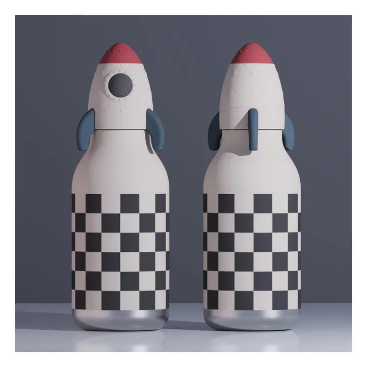 Gourde en inox Fusée- Image produit n°5