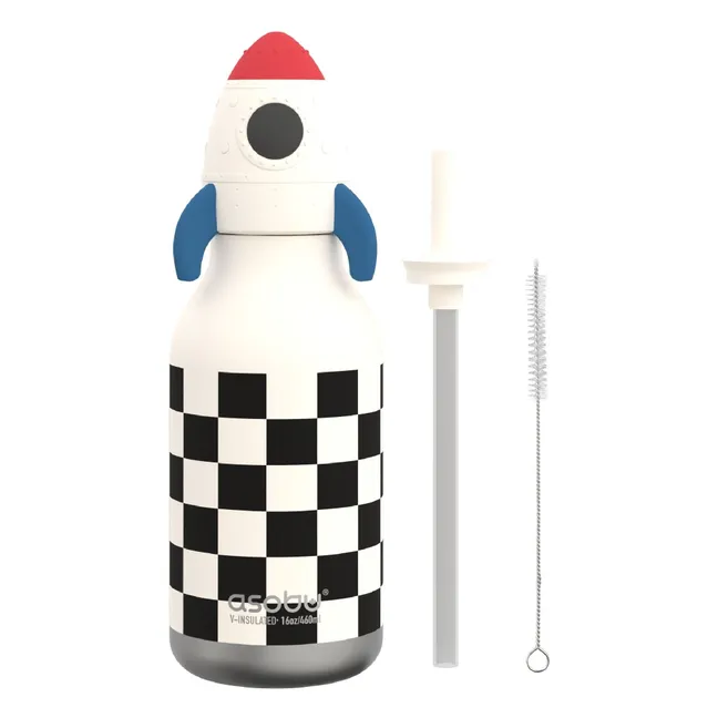 Gourde en inox Fusée