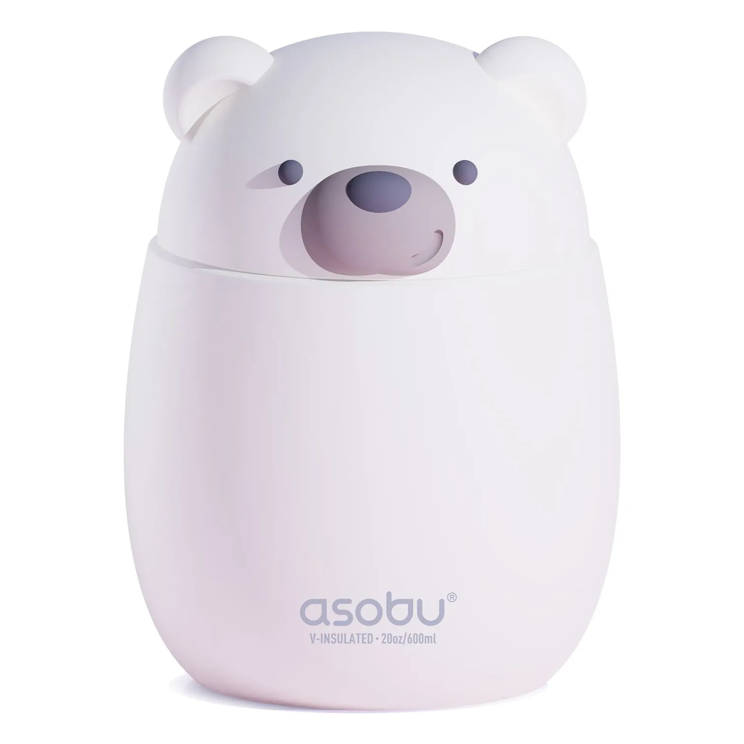 Asobu White Bear Insulated Lunch Box