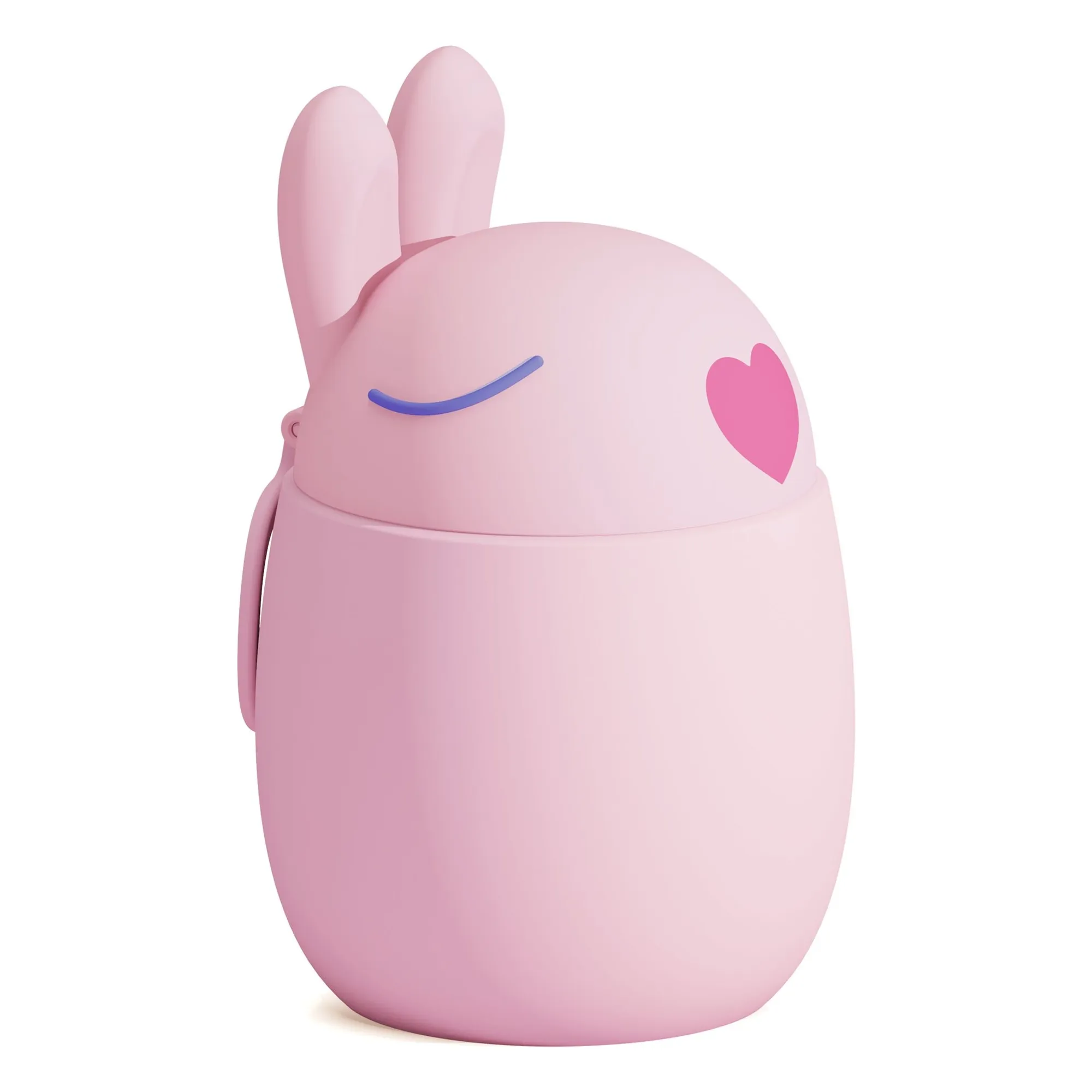 Asobu Pale Pink Isothermal Lunch Box Rabbit