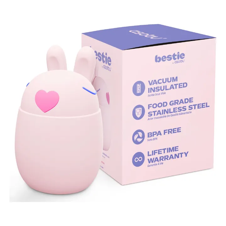 Boîte repas isotherme Lapin | Rose pâle- Image produit n°4