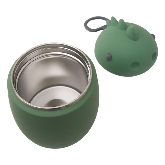 Boîte repas isotherme Dinosaure | Vert