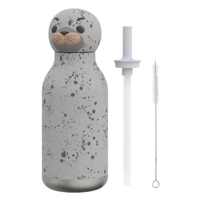 Gourde en inox Otarie | Gris