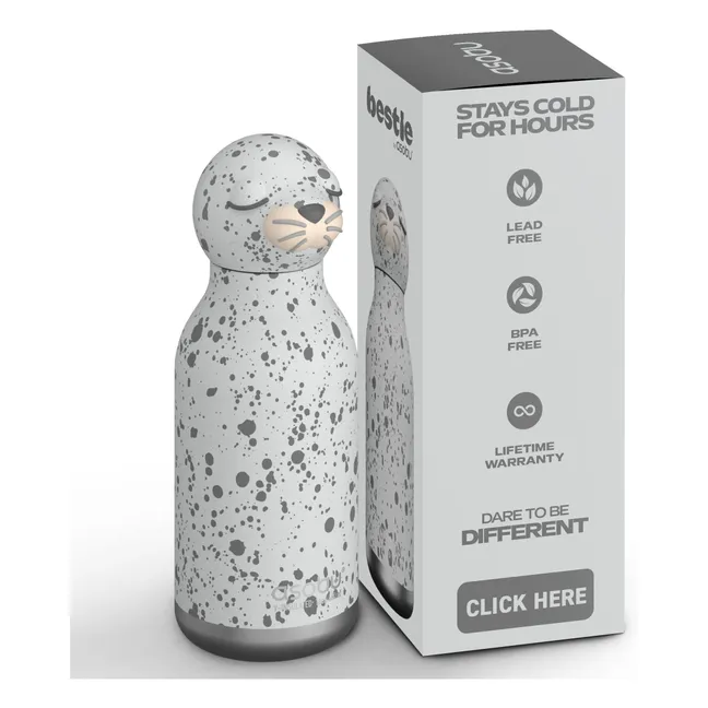 Gourde en inox Otarie | Gris