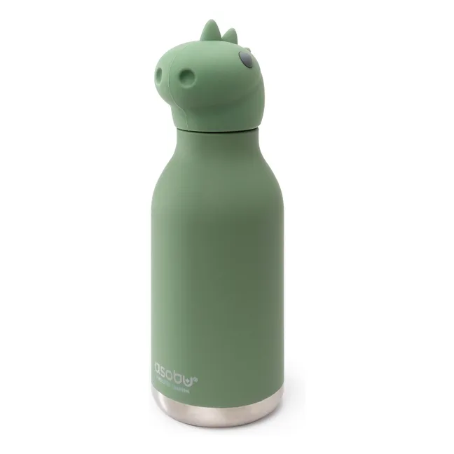 Gourde en inox Dinosaure | Vert