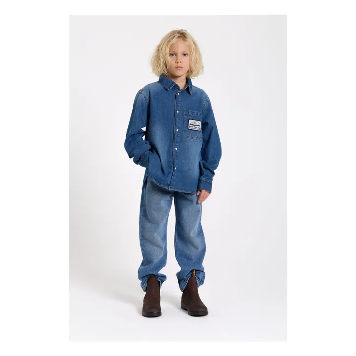 Jean Large Hostin | Bleu jean- Image produit n°1