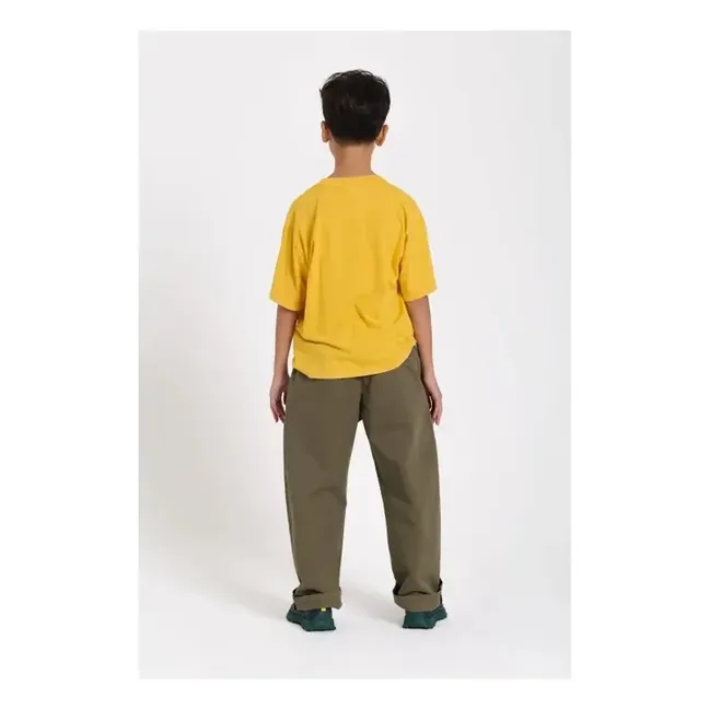 Camiseta King de algodón ecológico | Amarillo