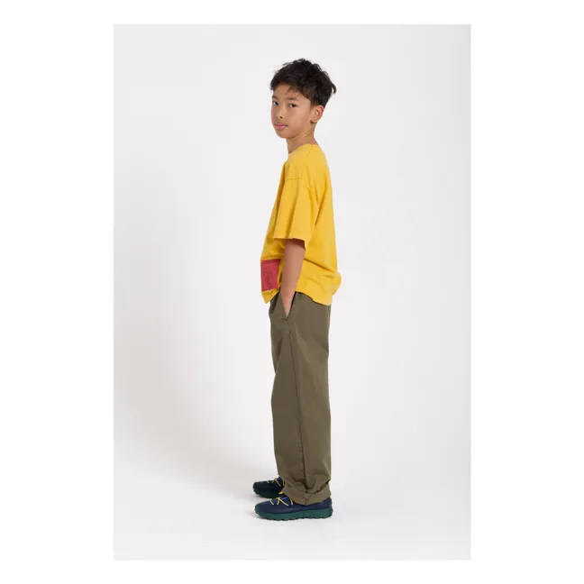 King T-shirt Organic cotton | Yellow