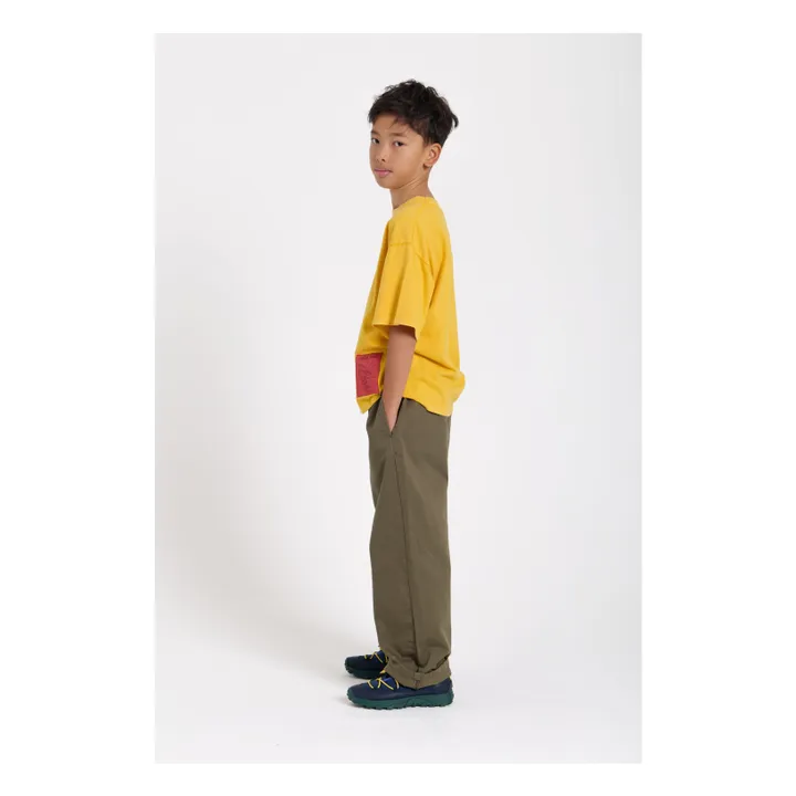 T-shirt King Coton Bio | Jaune- Image produit n°10