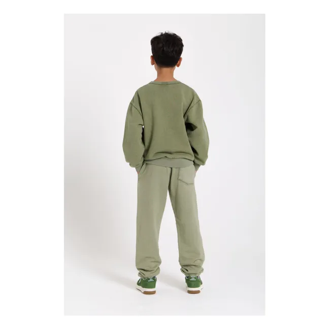 Jogger de carrera Algodón orgánico | Verde Kaki