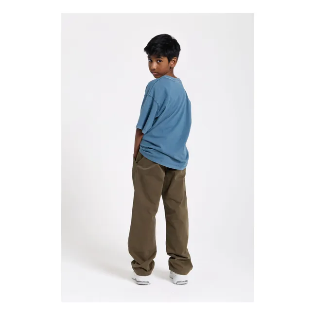 T-shirt Finn Coton Bio | Bleu