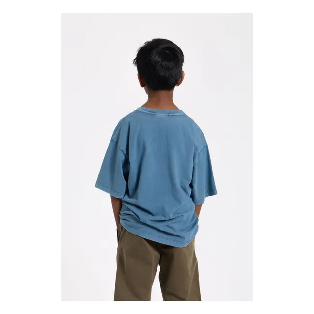 Finn organic cotton T-shirt | Blue