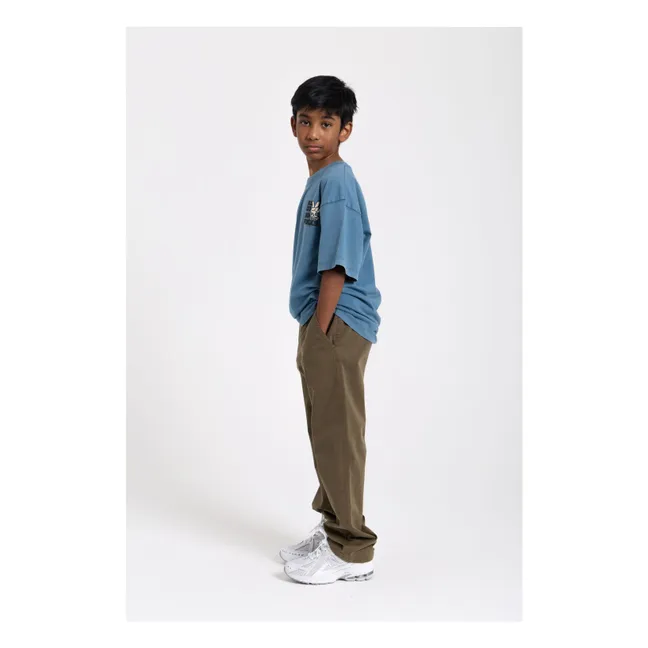 Finn organic cotton T-shirt | Blue