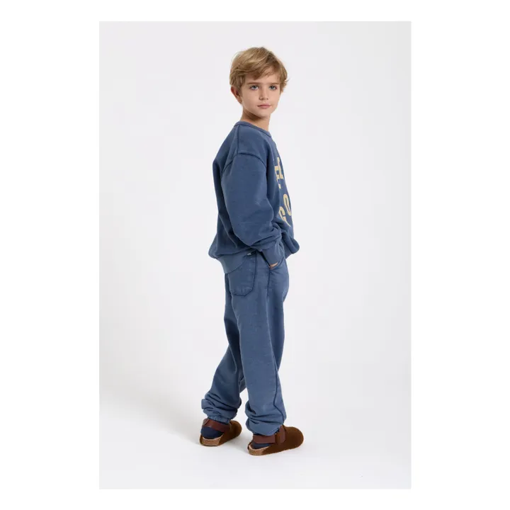 Jogger Run Coton Bio | Bleu marine- Image produit n°4