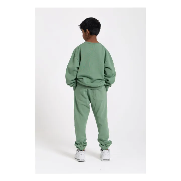 Sweat Arlo Coton Bio | Vert kaki- Image produit n°7