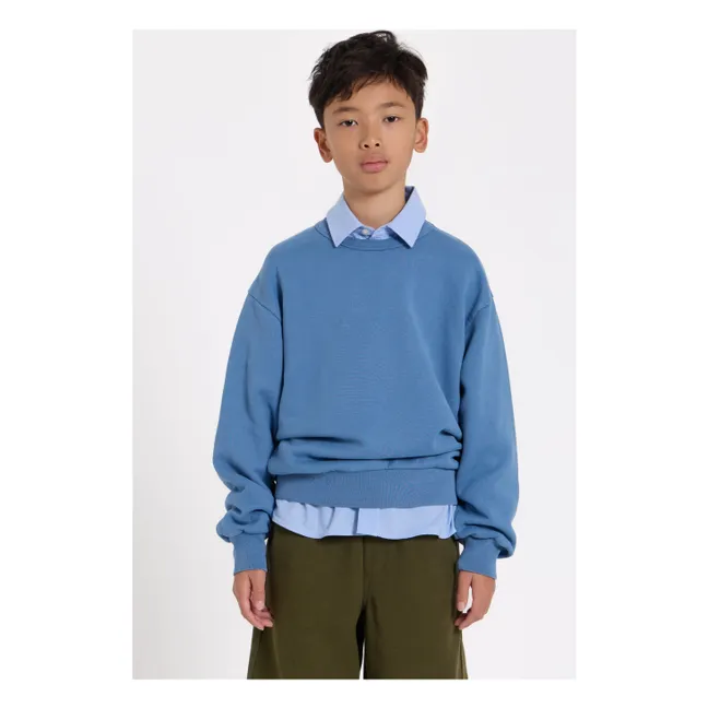 Sweat Arlo Coton Bio | Bleu