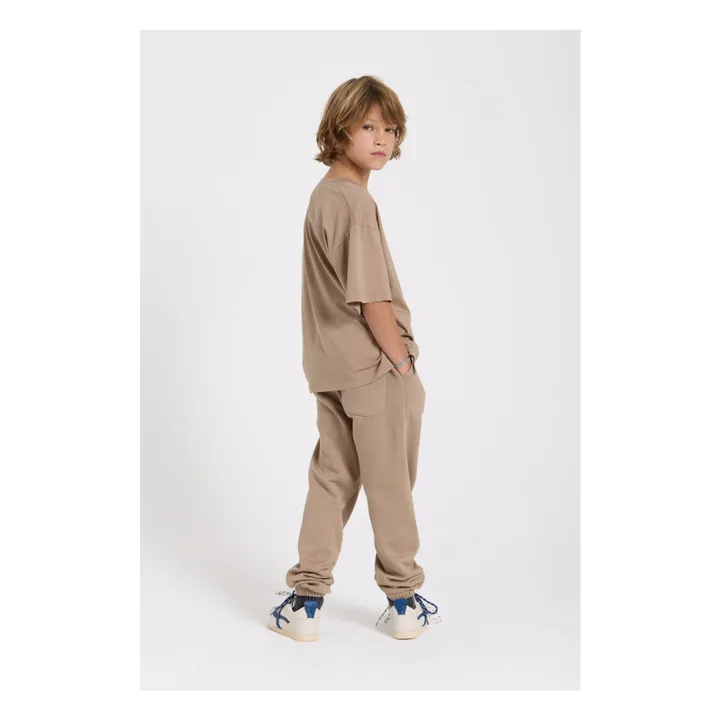 T-shirt Nils Coton Bio | Taupe- Image produit n°8