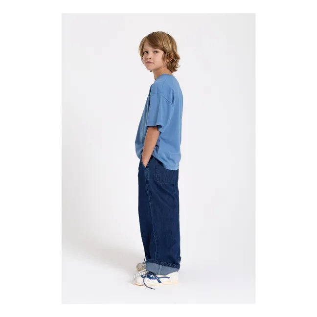 T-shirt Nils Coton Bio | Bleu