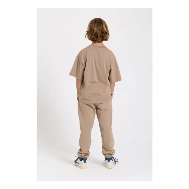 Rush organic cotton jogger | Taupe brown