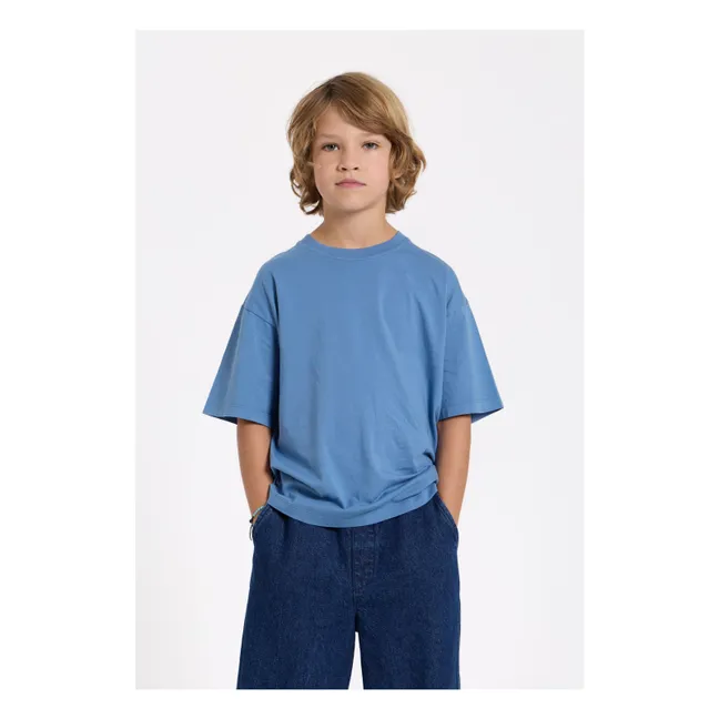 Nils Organic cotton T-shirt | Blue
