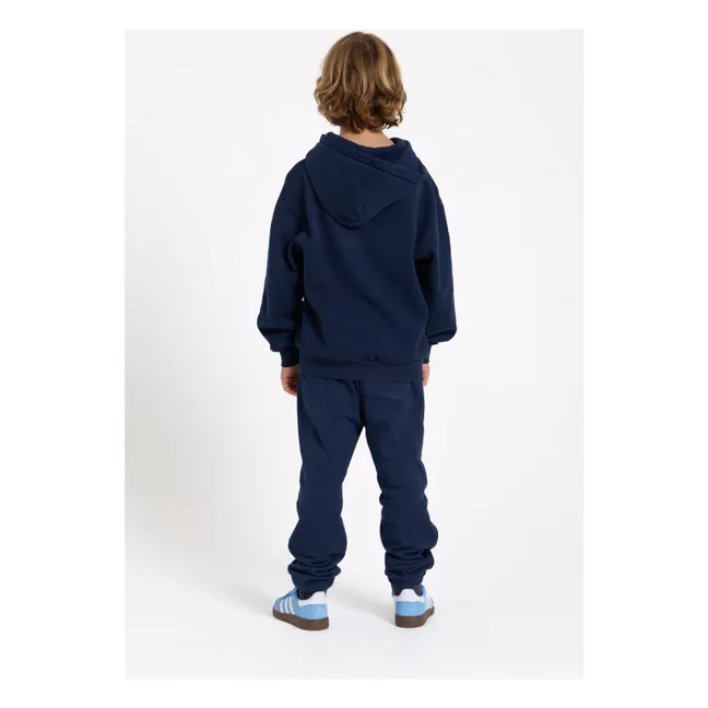 Noa organic cotton sweatshirt | Washed blue