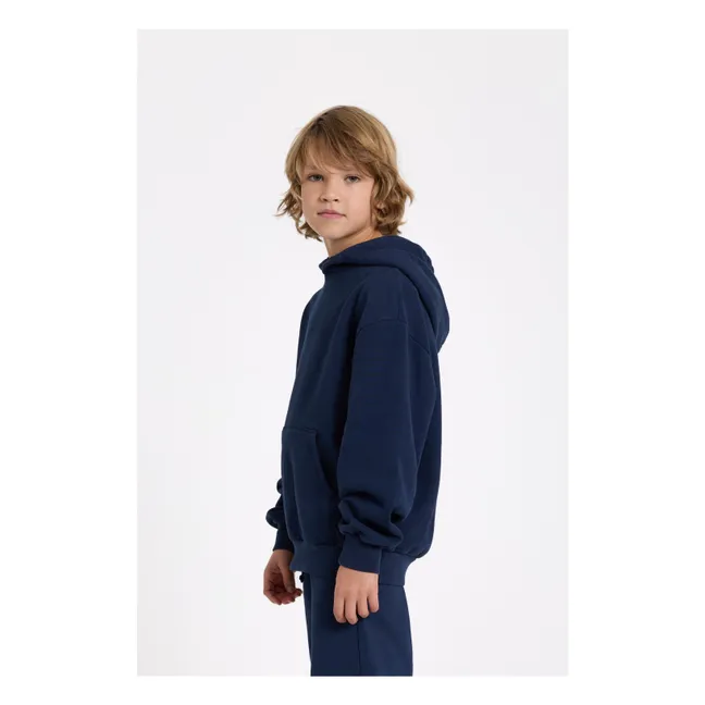 Noa organic cotton sweatshirt | Washed blue