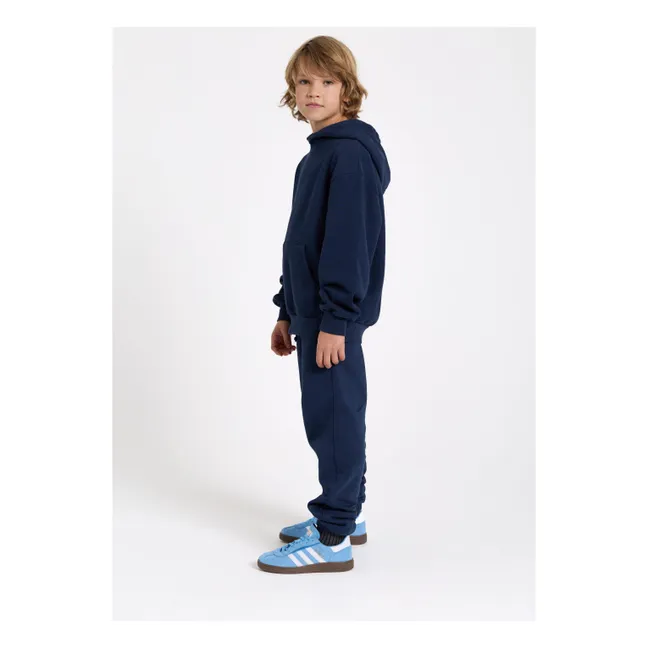 Jogger de algodón orgánico Rush | Azul descolorido