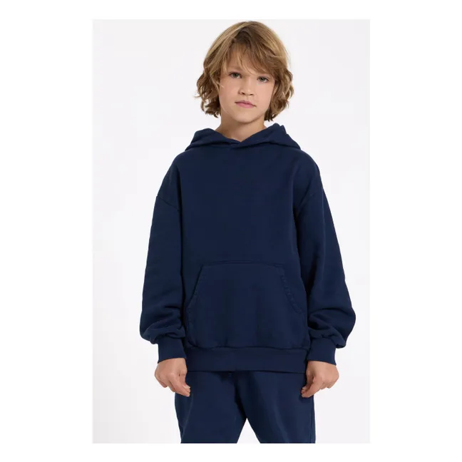 Noa organic cotton sweatshirt | Washed blue