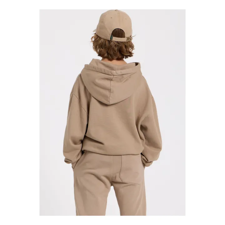 Sweat Noa Coton Bio | Taupe- Image produit n°4