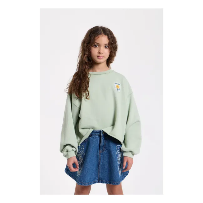 Sudadera Belmont de algodón orgánico | Salvia