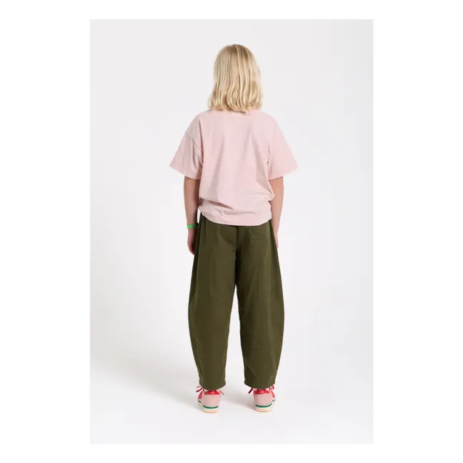 Luna organic cotton T-shirt | Powder pink