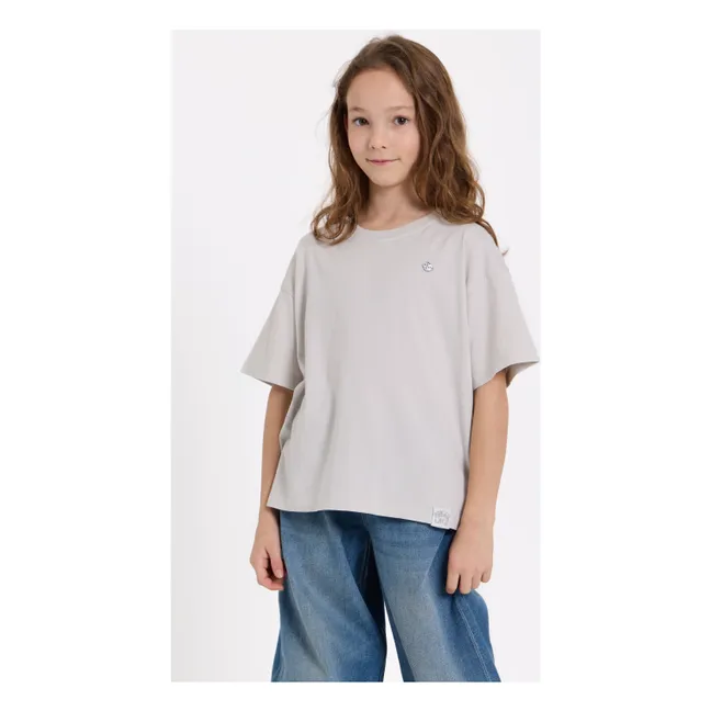 Queen T-shirt Organic cotton | Pearl grey