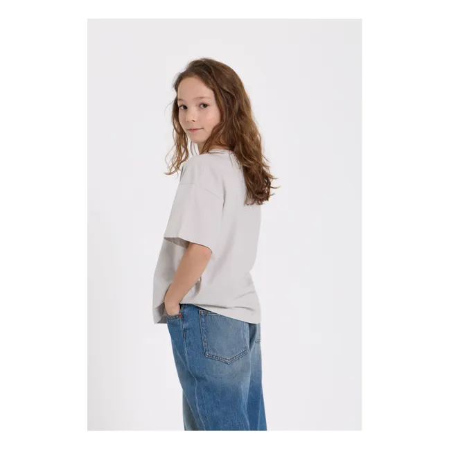 Camiseta Queen Algodón orgánico | Gris Perla