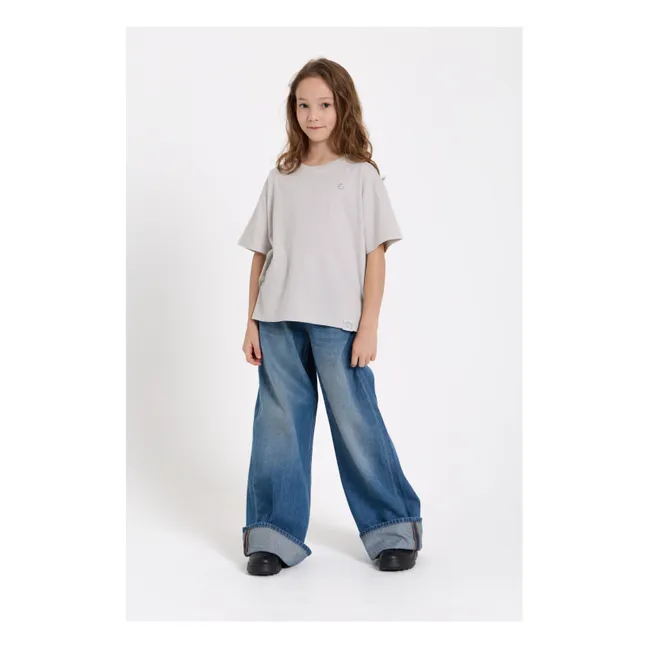 Queen T-shirt Organic cotton | Pearl grey